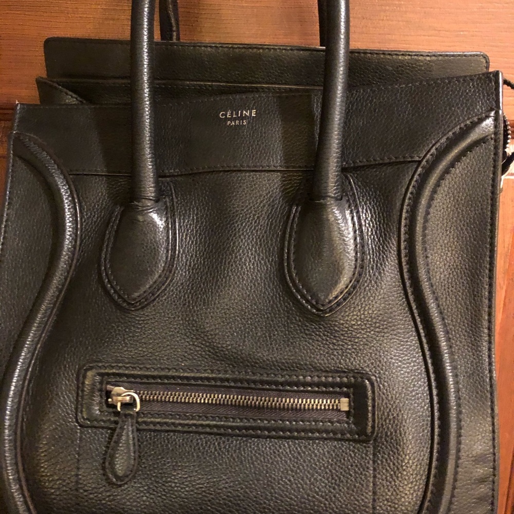 Authentic Celine Mini Luggage Tote. - Picture 3 of 7